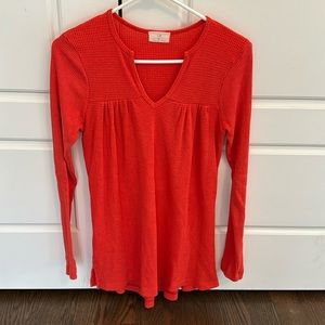 Waffle knit soft adorable shirt!